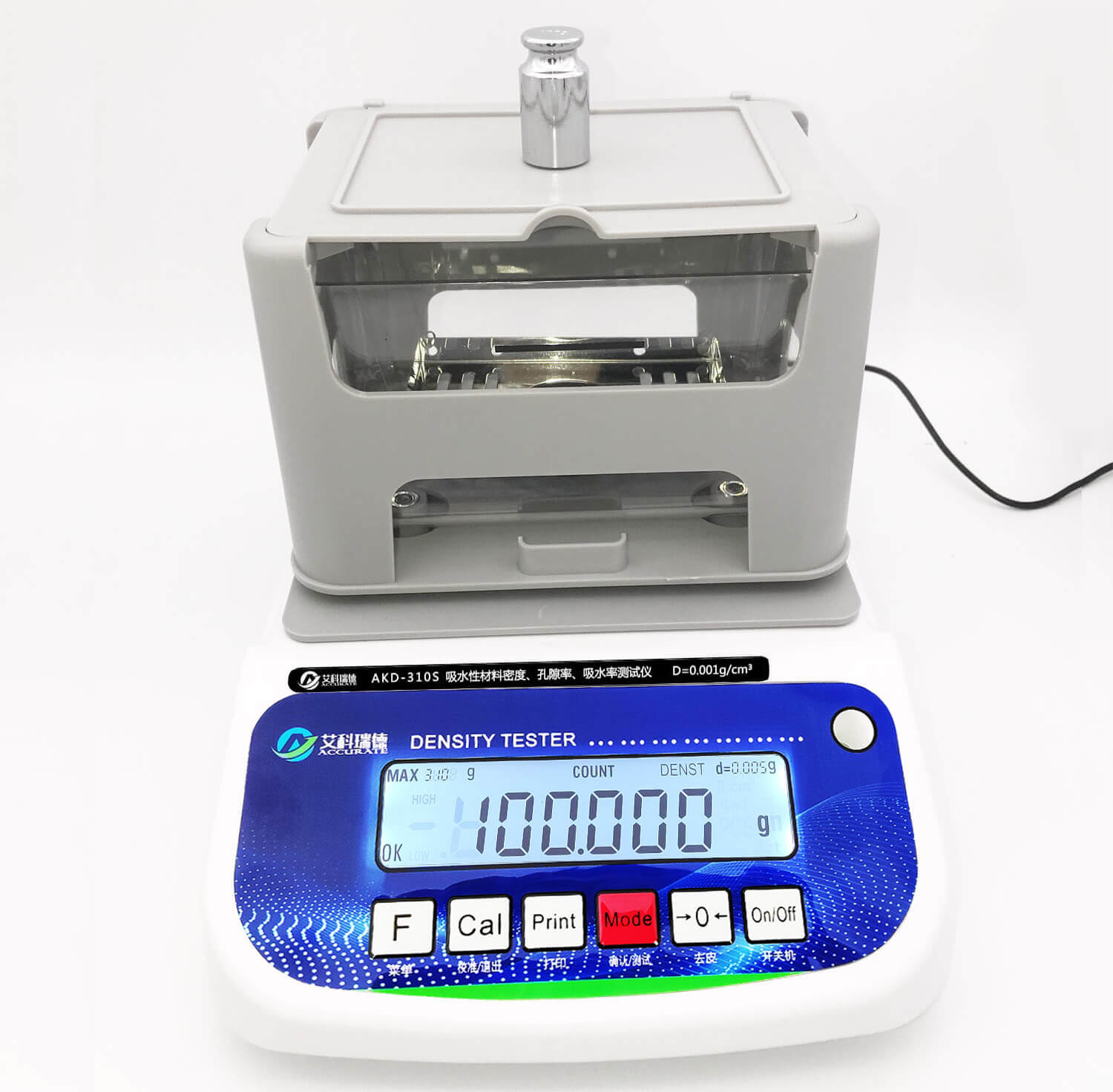 AKD-310S吸水性材料密度、孔隙率、吸水率測試儀